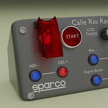 Diseño 3D para botonera Simracing. 3D project by Fco Javier Morón Vázquez - 01.12.2019