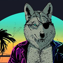 Werewolf Summer 1983 Shirt by MeFO. Un proyecto de Cómic, Concept Art, Dibujo, Diseño, Diseño de moda, Ilustración tradicional, Ilustración digital, Ilustración vectorial y Serigrafía de Miguel Francisco Offidani - 09.03.2019