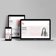 Mi Proyecto del curso: Portfolio Web de Diseño Gráfico. Graphic Design, and Web Design project by Miriam Merino - 06.06.2020