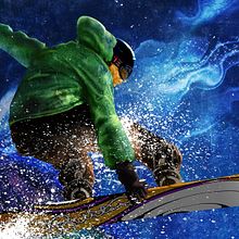 SNOWBOARD_2006. Ilustração tradicional projeto de Josep Mª Zapata Cano - 11.03.2019