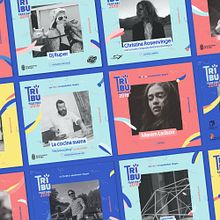 Festival TRIBU 2018. Graphic Design project by Clara Briones Vedia - 03.11.2019