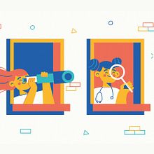 Escuela pública. Córdoba. Een project van Animatie, Karakteranimatie, Posterontwerp, Traditionele illustratie, Digitale illustratie y Motion Graphics van Bee Comunicación - 11.03.2019