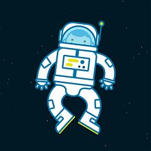 Astronauta. Un proyecto de Animación, Animación 2D, Animación de personajes, Cine, vídeo, televisión, Diseño de personajes, Ilustración digital, Motion Graphics, Rigging y Vídeo de Pintamones - 11.03.2019
