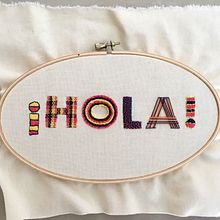 Mi Proyecto del curso: Letras bordadas: el hilo como herramienta gráfica. Projekt z dziedziny  Haft użytkownika Daniela RK - 11.03.2019