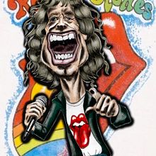Caricatura de Mick Jagger. Un proyecto de Dibujo, Dibujo a lápiz, Dibujo artístico y Dibujo de Retrato de julianzubiaurre - 21.03.2020