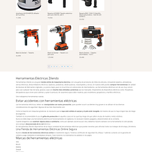 Herramientas Eléctricas Online Zilendo. Web Design project by Jose Luis Torres Arevalo - 03.12.2019