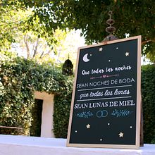 Pizarras para eventos. . Arts, Crafts, and Lettering project by Macarena Delgado - 09.21.2016