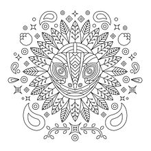 Alebrijes | Coloring Book. Projekt z dziedziny Projektowanie postaci, Trad, c i jna ilustracja użytkownika Erik Gonzalez - 12.03.2019