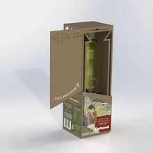 Packaging aceite. Un projet de Conception de produits, Modélisation 3D , et Packaging de Raquel Martínez Crespo - 10.05.2017