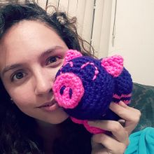 Mi Proyecto del curso: Amigurumi: Purpig. Projekt z dziedziny Projektowanie zabawek użytkownika Marilu Sanchez - 13.03.2019