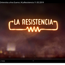 La Resistencia . TV project by David Pascual Díaz - 02.05.2018