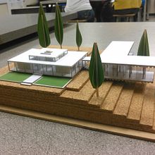 Proyecto Maqueta Casa de Madera y Cristal.. Architecture, and 3D Modeling project by Cesar Alfredo Jimenez Gozzo - 03.14.2019
