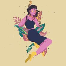 Ilustraciones . Drawing, Editorial Design, Digital Illustration, and Creativit project by Nidia Ibin - 03.13.2019