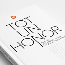 Tot un Honor . Design editorial și Design grafic de Ricardo Cortez - 03.14.2019