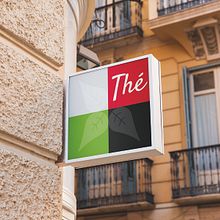 Mockups proyecto Thé. Un proyecto de Diseño de logotipos y Diseño gráfico de Rita MC - 01.12.2018