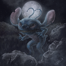 Stitch - Pintura Digital. Un progetto di Illustrazione digitale di Chino Orozco - 14.03.2019