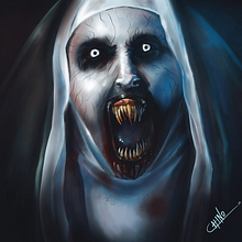 The Nun - Pintura Digital. Digital Illustration project by Chino Orozco - 03.14.2019