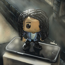 Mi Funko Pop - Pintura Digital. Un proyecto de Ilustración digital de Chino Orozco - 14.03.2019