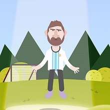 La verdad de Messi. 2D Animation, Character Animation, and Character Design project by Nico Canteros - 03.08.2019