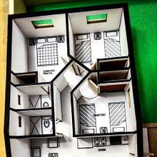 Maqueta de Vivienda Unifamiliar. Architecture, and 3D Modeling project by Cesar Alfredo Jimenez Gozzo - 03.14.2019