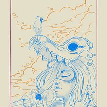 Mi Proyecto del curso: El dibujo como base creativa / Canto para un recuerdo . Traditional illustration project by Axel Mendoza - 03.17.2019