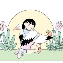 El poder de un abrazo. The power of a hug. Projekt z dziedziny Ilustracja c i frowa użytkownika Isabel Umbría - 15.03.2019