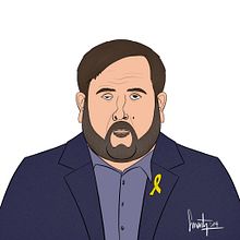 Oriol Junqueras. Portrait Drawing, Traditional illustration, and Digital Illustration project by Sergio Martínez - 02.12.2019