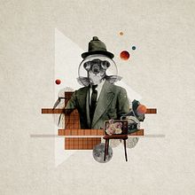 Mi Proyecto del curso: Portada indie.. Collage, Art Direction, Br, ing, Identit, Graphic Design, and Packaging project by VANESA GARCÍA STUDIO - 07.09.2019