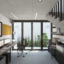 Estudio de Diseño: Infografía arquitectónica en 3D. 3D, Architecture, Interior Architecture, Decoration, Infographics, and 3D Modeling project by Guillermo Barrera - 03.16.2019