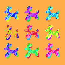 Puppies. Un projet de Animation, Direction artistique, Design graphique, Illustration numérique , et Motion design de Verónica Morales González - 01.02.2019