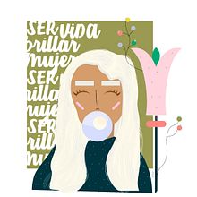 Mujer. Vector Illustration project by Maria Fernanda Angulo - 03.18.2019