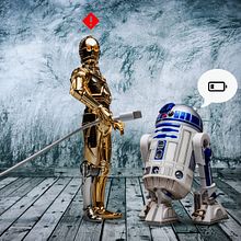 R2D2 necesita carga. Een project van Fotografie y Studiofotografie van David Brat - 18.03.2019