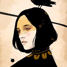 BLACK (PERSONAL). Traditional illustration project by Ricard López Iglesias - 03.19.2019