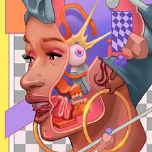 CARDI B (PROCESS) - Portrait. Un proyecto de Ilustración digital de Smithe - 05.02.2018