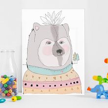 Ilustración de personaje - Oso  Ein Projekt aus dem Bereich Traditionelle Illustration und Digitale Illustration von Journal Wish - 01.03.2017