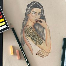 Mi Proyecto del curso: Ilustración con pastel y lápices de colores. Un progetto di Disegno di Daniela Navarro Mesinas - 20.03.2019