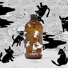 Dog liquor. Un progetto di Illustrazione tradizionale e Packaging di Raluca Desa - 21.03.2019