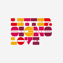 Letter Signs Love | Logotype Ein Projekt aus dem Bereich Br, ing und Identität, Design und Logodesign von ely zanni - 21.03.2019