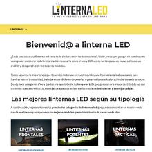 LINTERNA LED - WEB ESPECIALISTA EN ANÁLISIS DE LINTERNAS. Un projet de Br et ing et identité de Alberto García - 22.03.2019