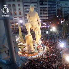 The sculpture of the town hall: Fallas de Valencia. 3D, 3D Animation, Creativit, Art Direction, 3D Modeling, and Video project by Víctor Vaquero - 03.22.2019