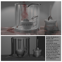 Trabajo realizado con Blender 2.80 acabado final Gimp. Un projet de Photographie, 3D, Modélisation 3D , et Photographie artistique de Fernando Redondo - 22.03.2019