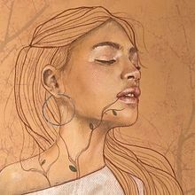 Nudo en la garganta. Un proyecto de Ilustración tradicional y Pintura de Concha Ortega - 23.03.2019