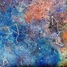  Galaxia en Acuarelas. Un proyecto de Ilustración tradicional de Flavia Rostagno - 23.03.2019