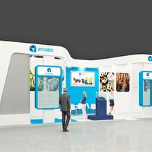 Diseño de stand AMADINI - Motortec 2019 - Ifema - Madrid . % M. Mercedes Aramendia Ramos tarafından hazırlanan 3D, İç Mimarlık, Markalaşma ve Kimlik, Tasarım, Set Tasarımı, Ola, lar, Ve İnfografikler projesi - 03.25.2019