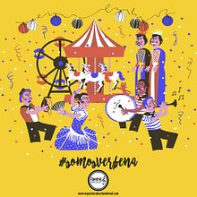 #SomosVerbena. Een project van Animatie, Karakteranimatie,  Br, ing en identiteit,  Creativiteit,  Ontwerp, Grafisch ontwerp, Traditionele illustratie, Digitale illustratie y  Video van Blood Brothers Creative - 25.03.2019