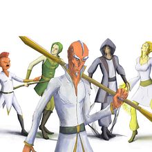 El mundo de Lord Droll. Concept Art, Creativit, Character Design, Traditional illustration, and Digital Illustration project by Rubén Navas Sastre - 03.25.2019