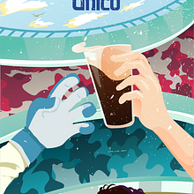 Grafica arte unico fernet branca. Un progetto di Illustrazione digitale di Javier Medina - 26.03.2019