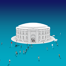 El Cinema Rodó. Un progetto di Animazione 3D e Motion graphics di Borja Alami Vidal - 26.03.2019
