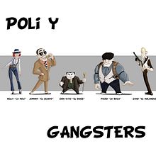 Poli y Gangsters,Mi Proyecto del curso: Introducción al diseño de personajes para animación y videojuegos. Un proyecto de Dibujo, Ilustración tradicional e Ilustración digital de Francisco Javier Llobregat Garcia - 27.03.2019