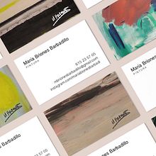 M. Briones business cards. Graphic Design project by Clara Briones Vedia - 03.27.2019